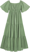 Belle Maxi Chemise Limited Edition Spring Basil