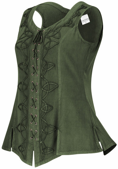 Trinity Sleeveless Limited Edition Moss Green